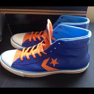 converse blue and orange